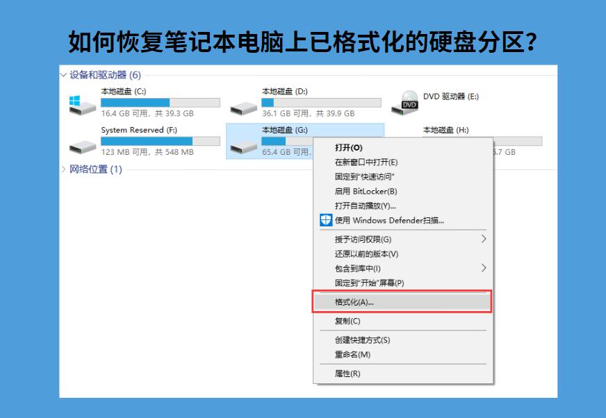 how to recover data from formatted disk