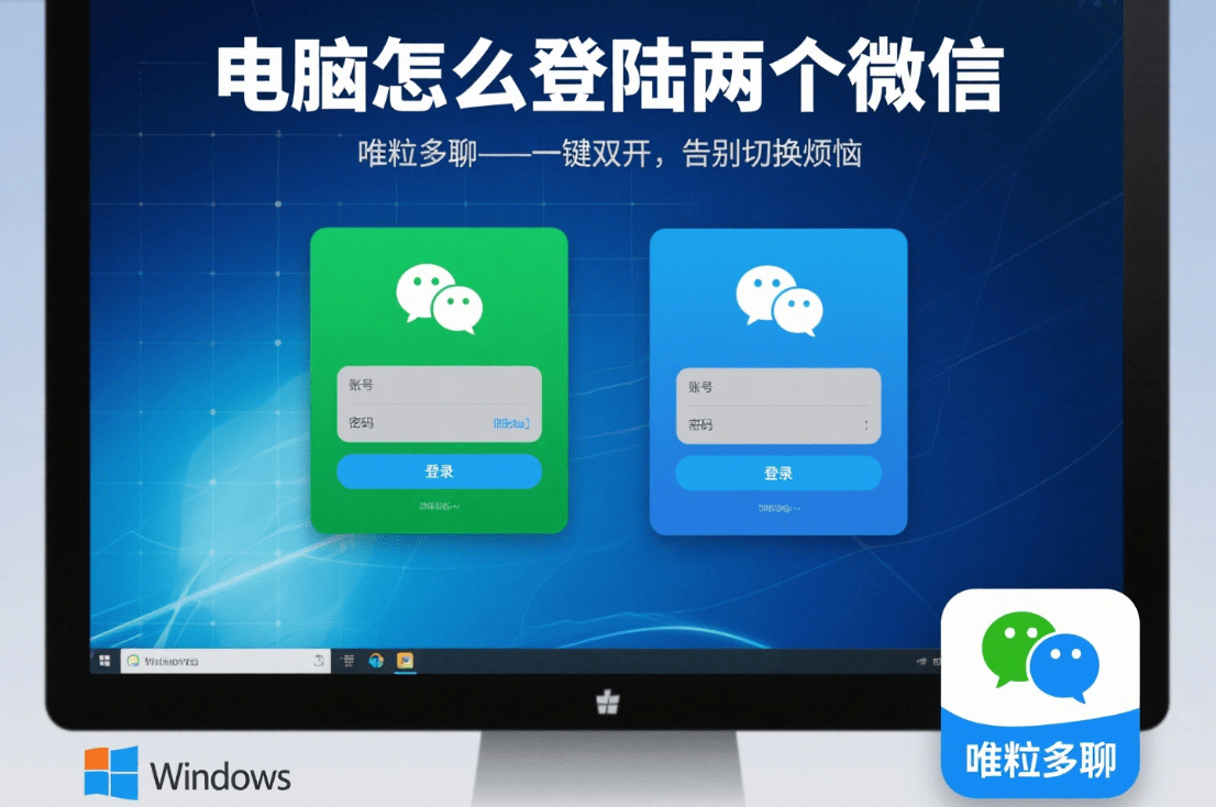 how to login two wechat accounts on the computer