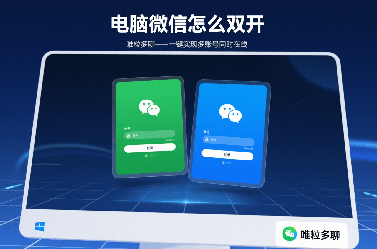 how to open two wechate account on computer