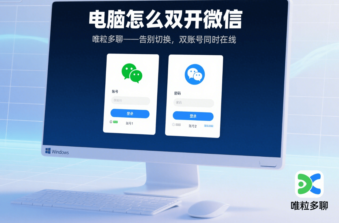 how to open two wechate accounts on computer