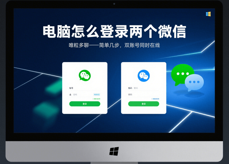 how to log in two wechat accounts on a windows computer
