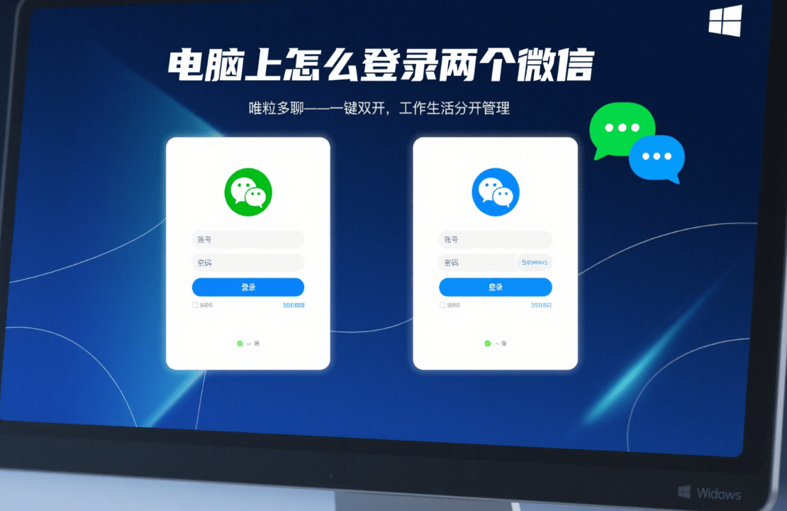 how to log in two wechat accounts on computer