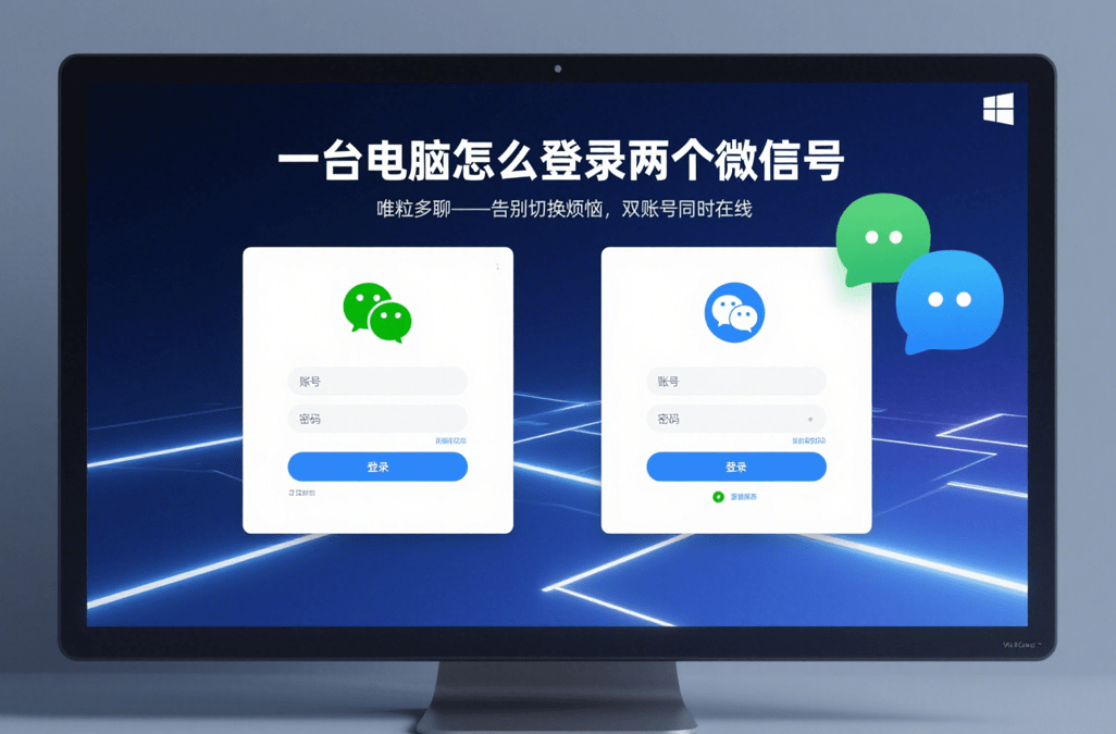 how to log in two wechat accounts on the same computer