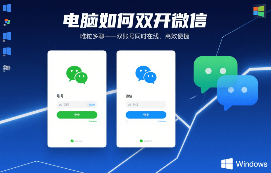 how to log in two wechat accounts on windows computer