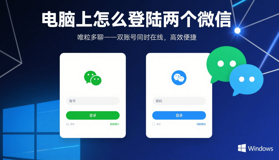 how to log into two wechat accounts on the computer