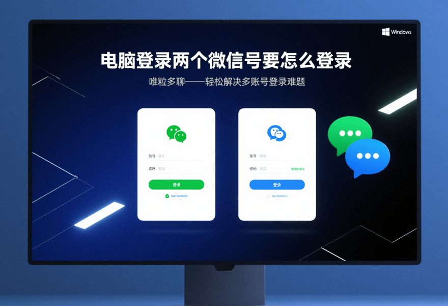 how to login two wechat accounts on a computer