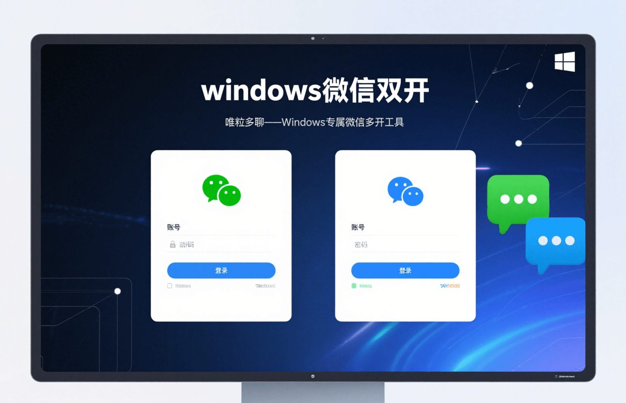 how to login two wechat accounts on windows