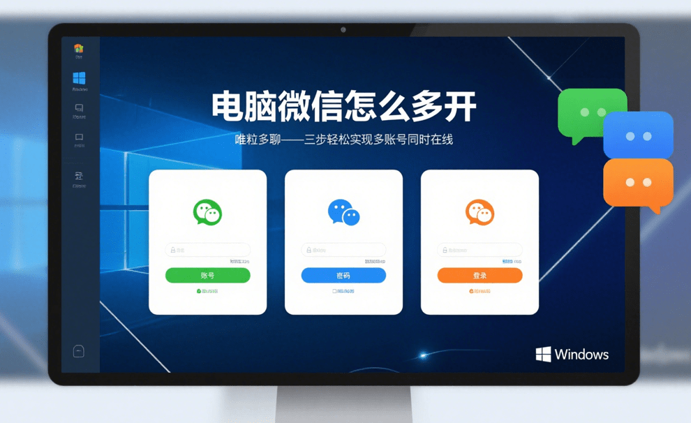 how to open multiple wechat accounts on the windows computer