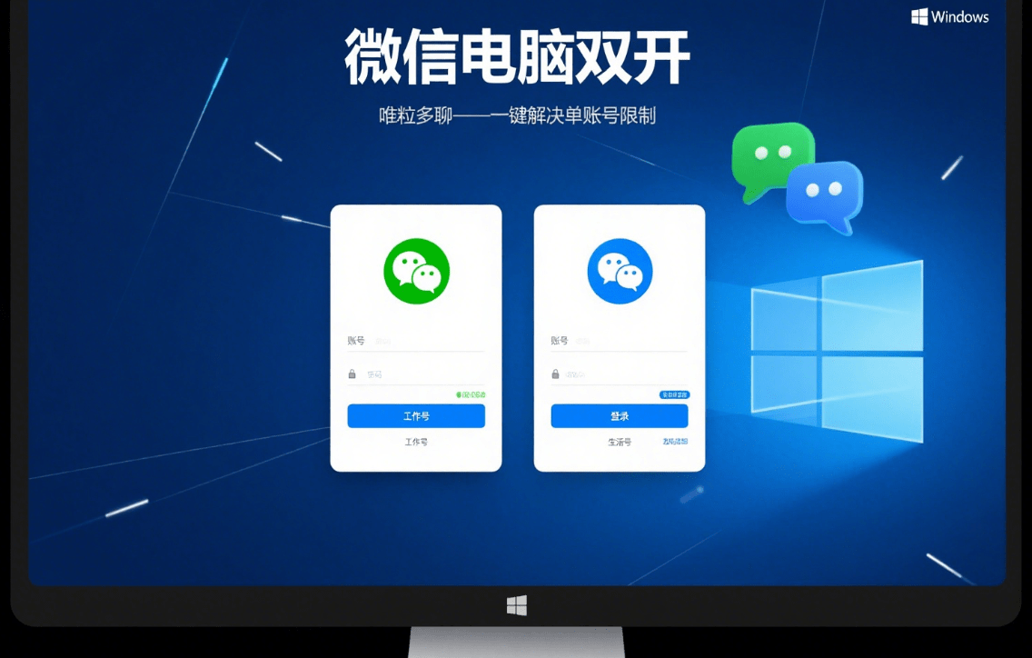 wechat dual open two accounts on computer