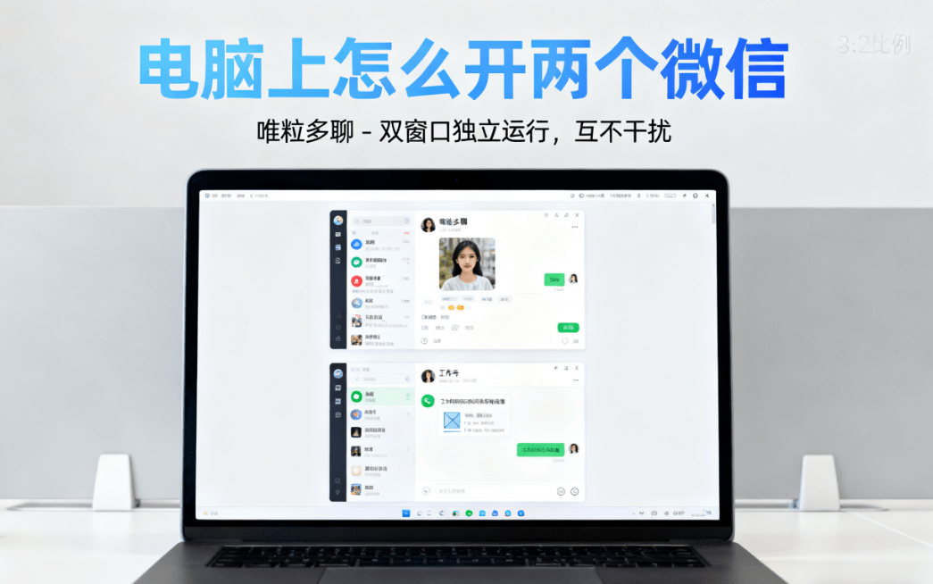 how to log into 2 wechat accounts on the pc computer