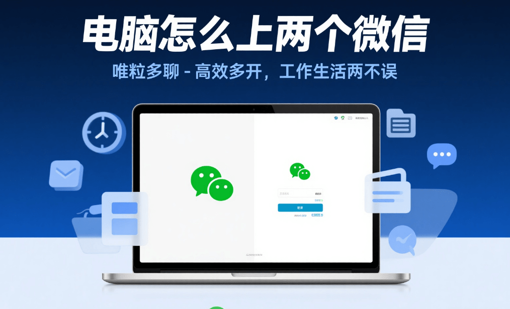 how to log into two wechat accounts on the computer in windows