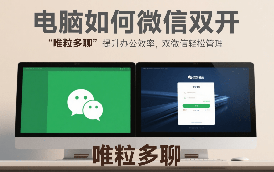 how to log into two wechat accounts on the windows computer