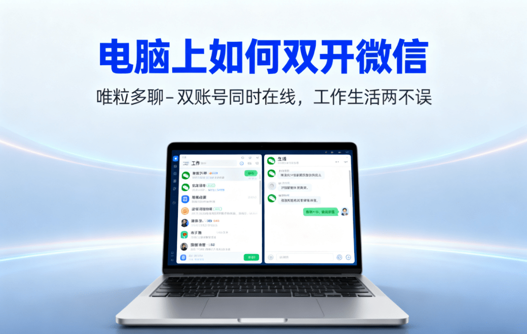 how to login to 2 wechat accounts on the pc computer
