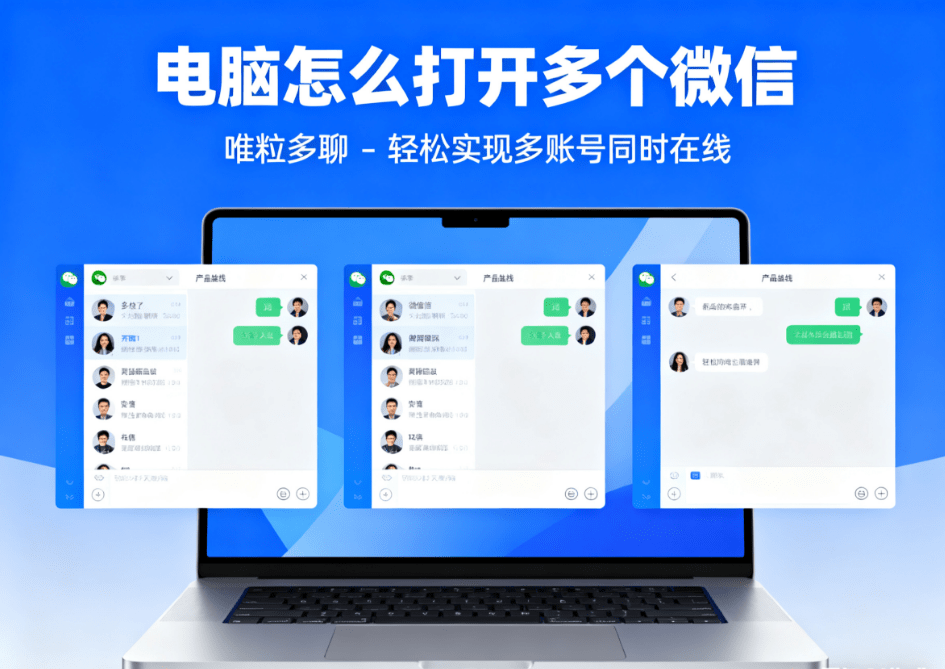 how to open 2 wechat accounts on the windows computer