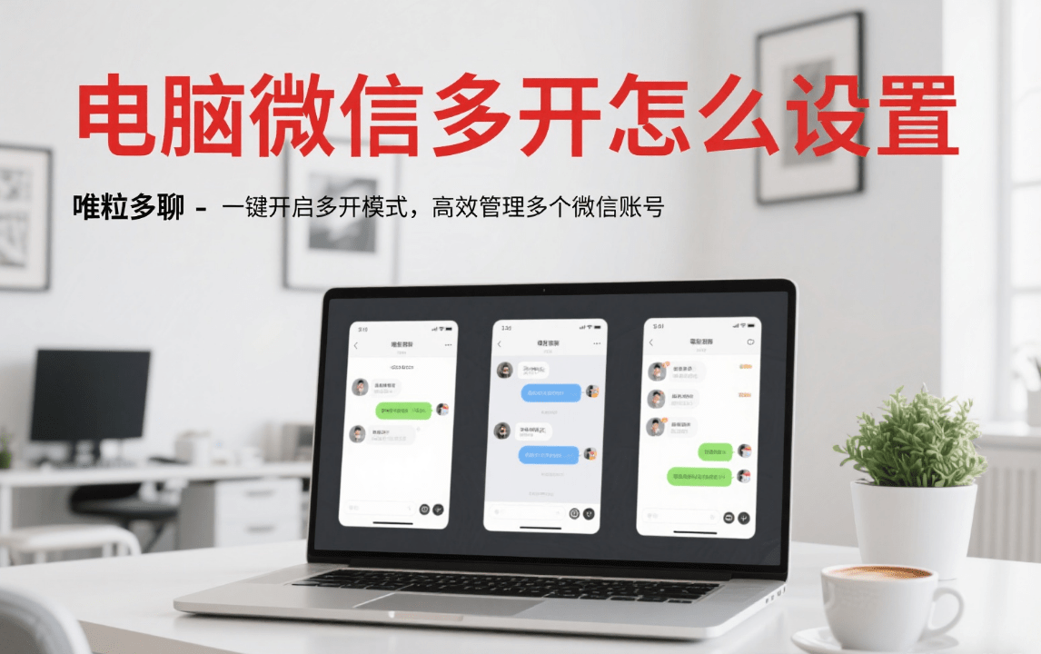 how to set to log into multiple wechat accounts on pc computer