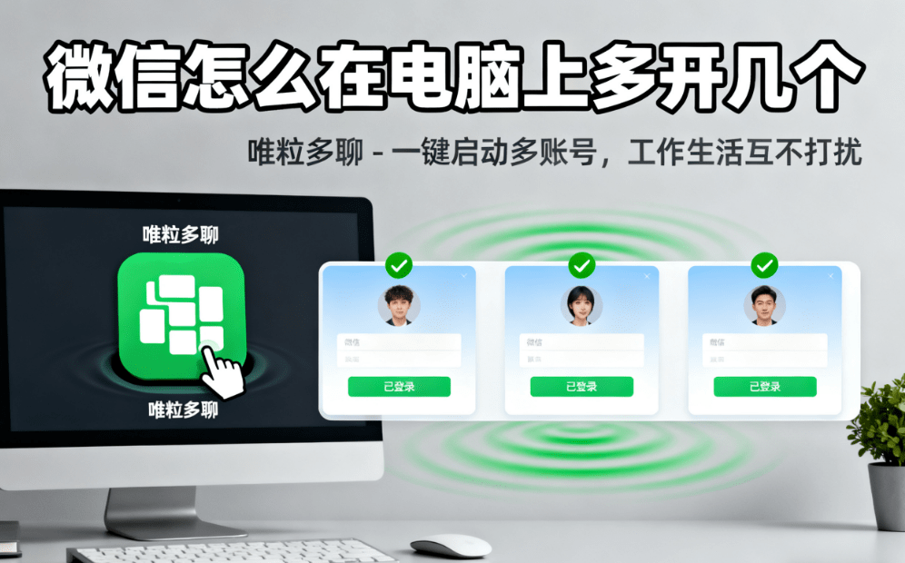 how to log in multiple wechat accounts on a windows computer