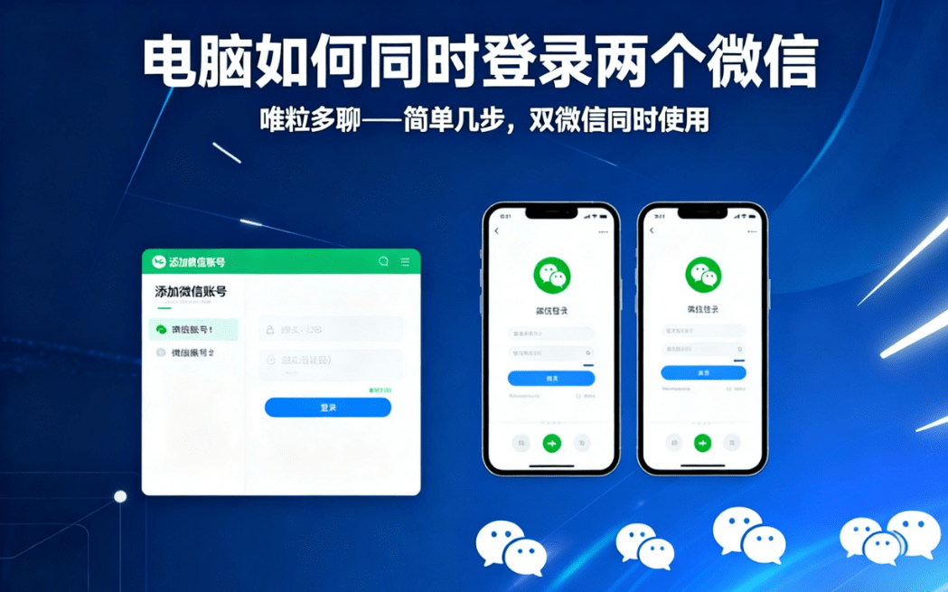 how to log into two wechat accounts on a computer at the same time