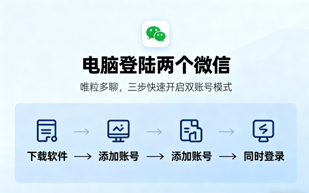 how to log into two wechat accounts on a pc