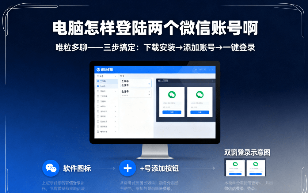 how to log into two wechat accounts on computer