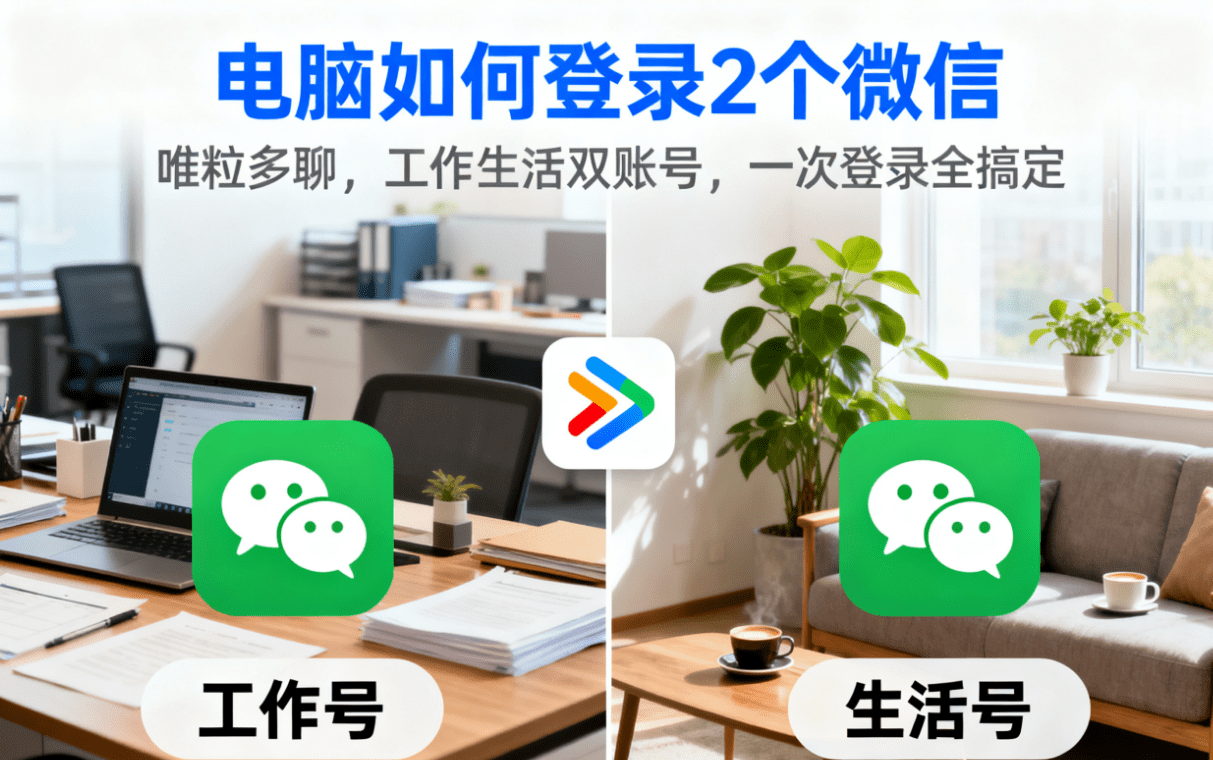 how to log into two wechat accounts on the pc