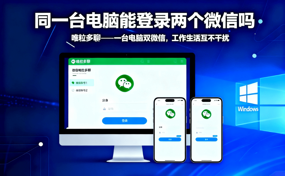can I log into two wechat accounts on one computer