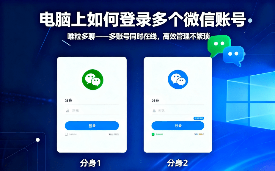 how to log into multiple computer wechat accounts