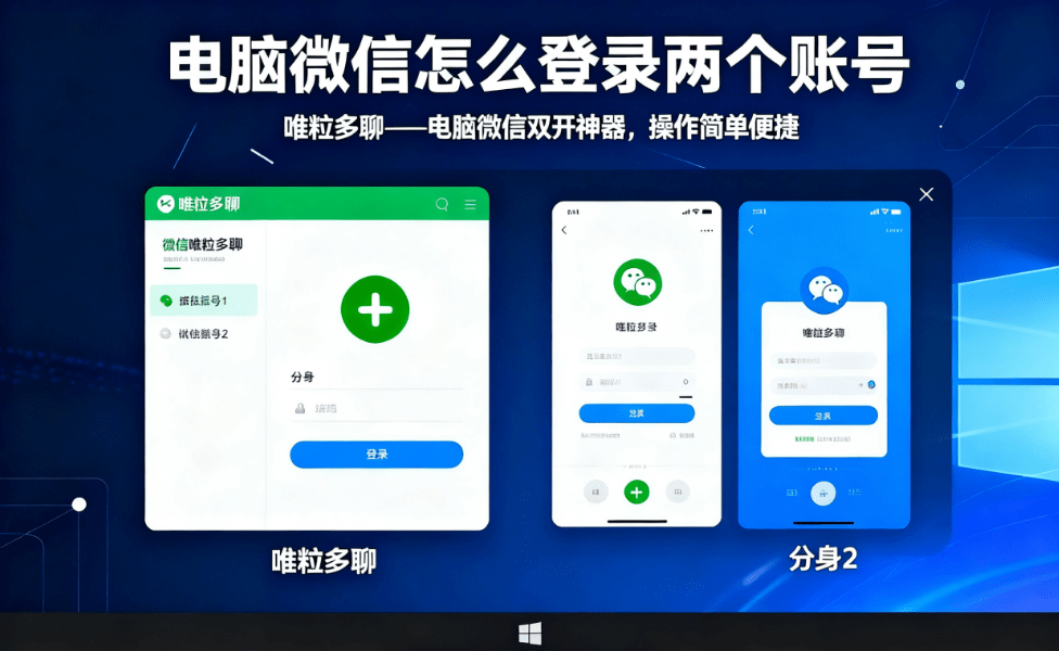 how to log into two computer wechat accounts