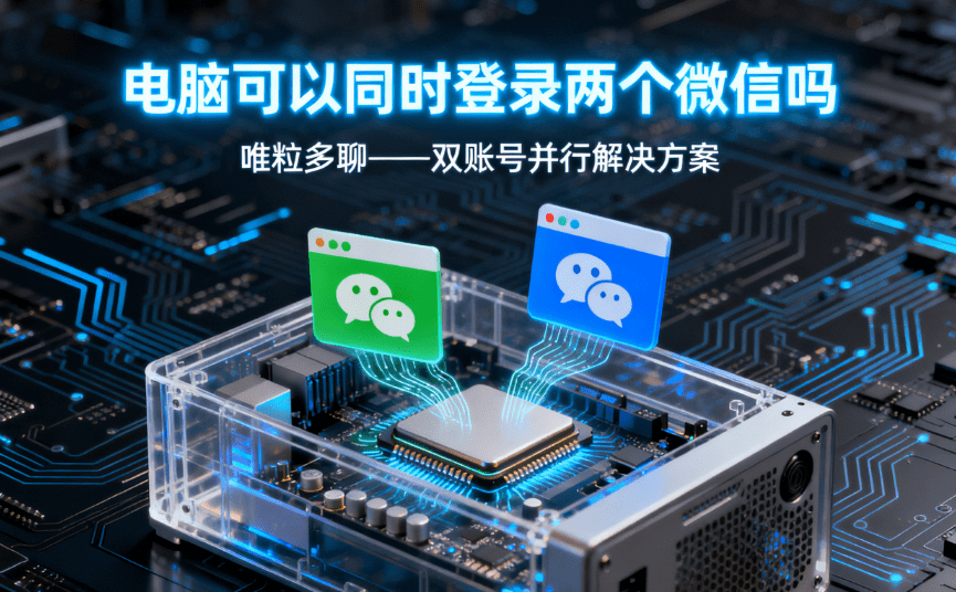 how to log into two wechat accounts at same time on pc computer