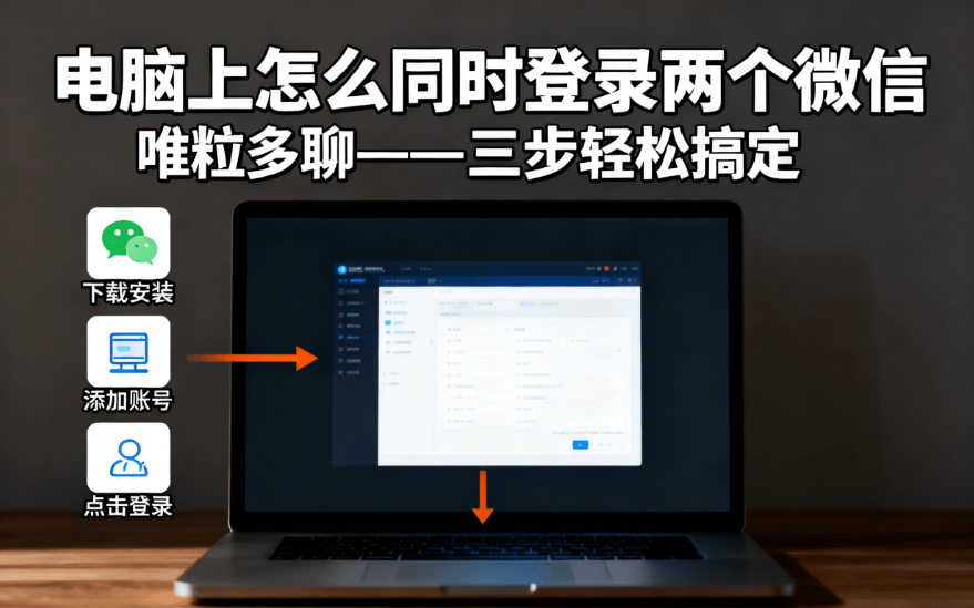 how to set to log into two wechat accounts at same time on computer