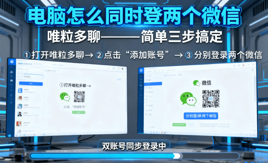 how to log into two wechat accounts at same time on the pc