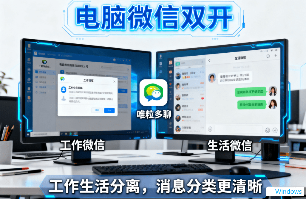 open two WeChat accounts on windows computer