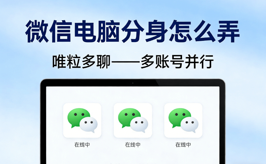how to open the multiple wechat accounts on a computer