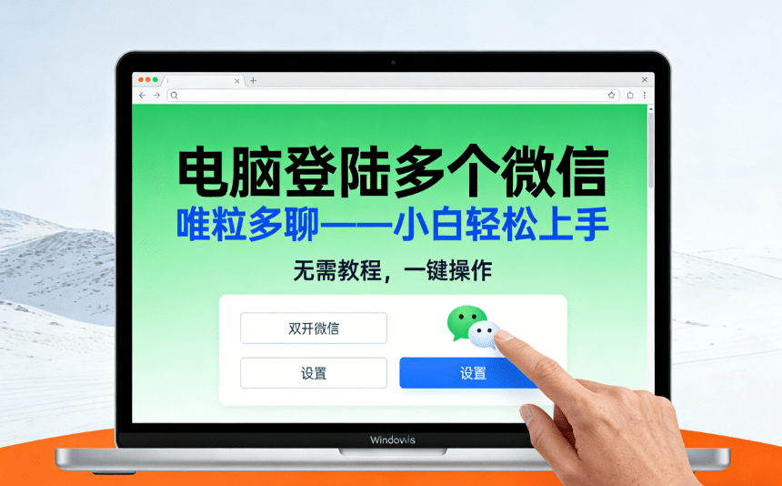 log into multiple wechat accounts at same time on the pc