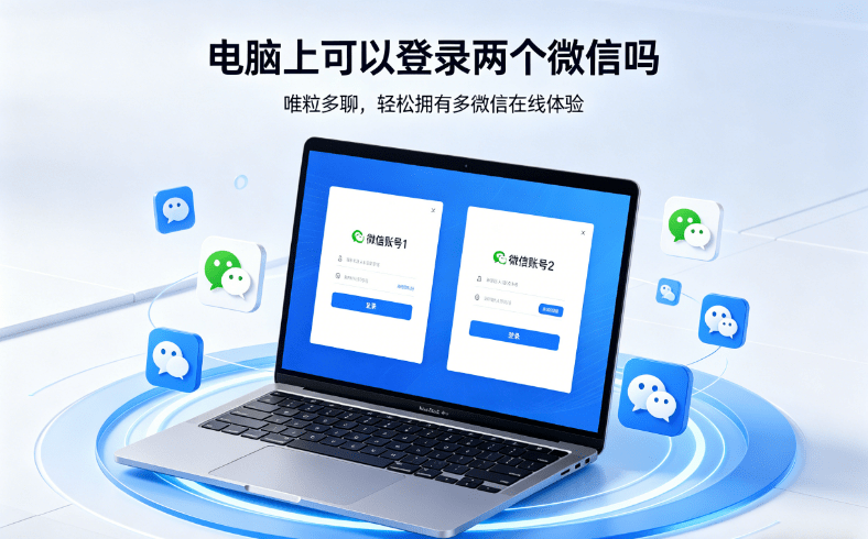 Can computer log into 2 wechat accounts on one pc