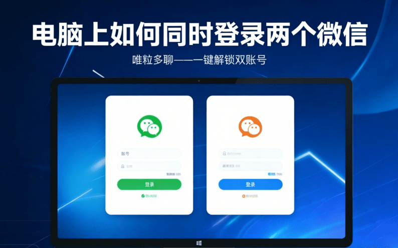 how to log in 2 computer wechats at the same time on the computer