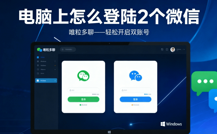 how to log in 2 wechat accounts on computer