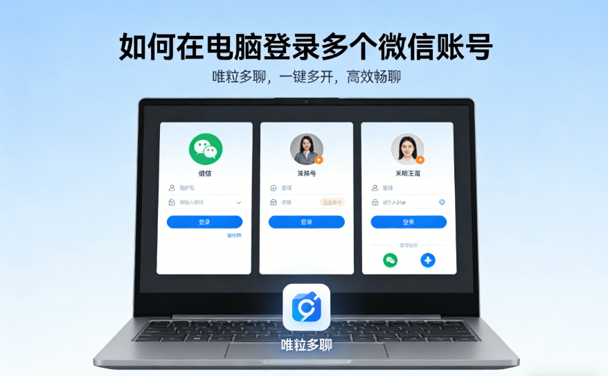 how to log in to multiple computer wechat accounts on the computer