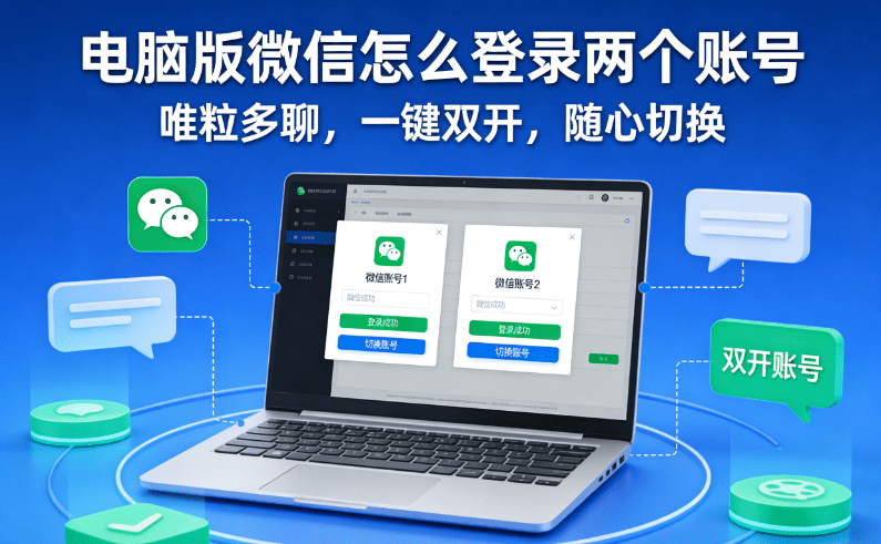 how to log in to multiple computer wechats on the computer