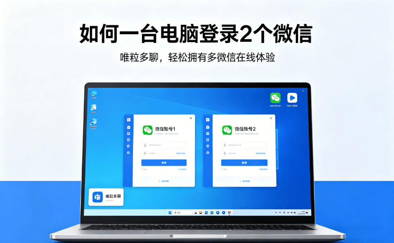 how to log into 2 wechat accounts on one pc