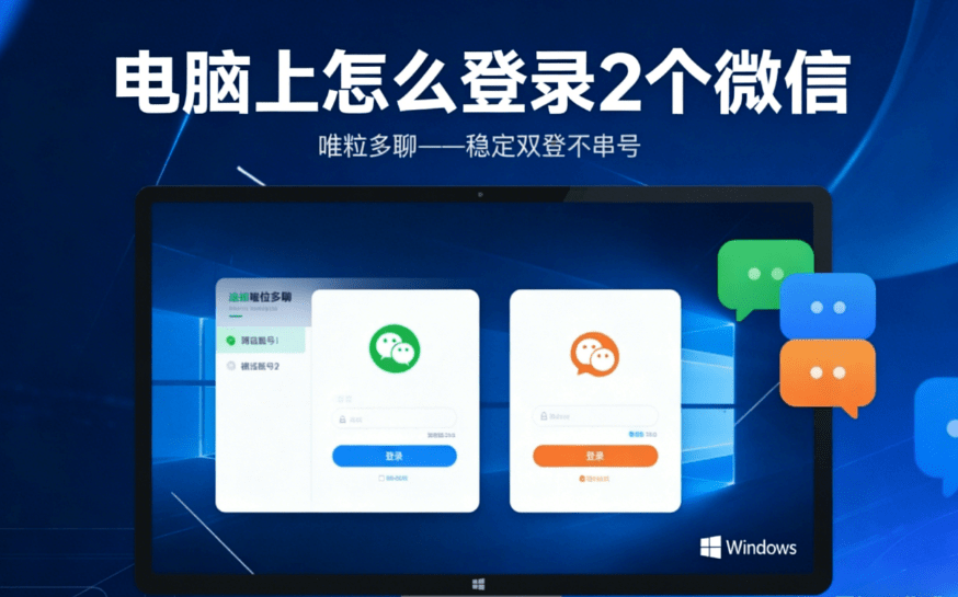how to login 2 wechats on computer