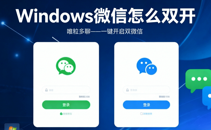 how to open 2 windows wechats