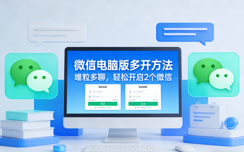 the way to log in to multiple computer wechats on a computer